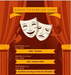 Buca’da perdeler Dünya Tiyatrolar Günü için açılacak. Buca Belediye Başkanı