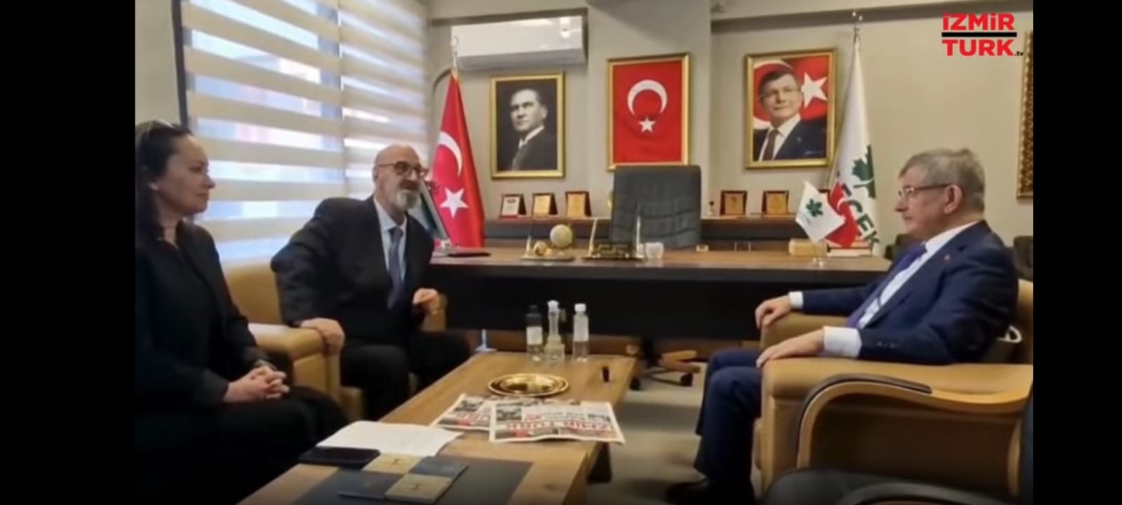 Gelecek Partisi İzmir İl başkanlıpında Genel Başkan sayın Davutoğlu'nun katılımıyla