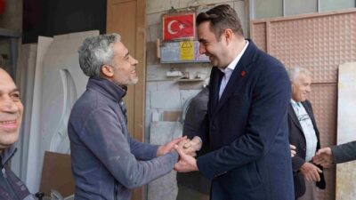 Cumhuriyet Halk Partisi İzmir İl Başkanı Çağatay Güç’ün saha ziyaretlerindeki