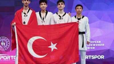 İzmir Büyükşehir Belediyesi Spor Kulübü’nün başarılı tekvandocuları, Türkiye Açık Turnuvası’nda