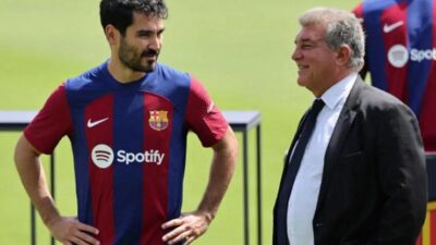 İspanya La Liga ekiplerinden Barcelona'da Başkan Joan Laporta, 2023 yazında