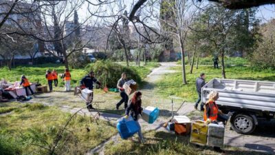 Bornova Belediyesi’nden hem can dostlara hem vatandaşlara nefes aldıran çalışma.