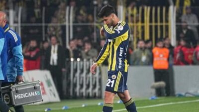 Fenerbahçe'nin Beşiktaş'ı 1-0 mağlup ettiği maçın ilk yarısında sakatlanarak oyuna