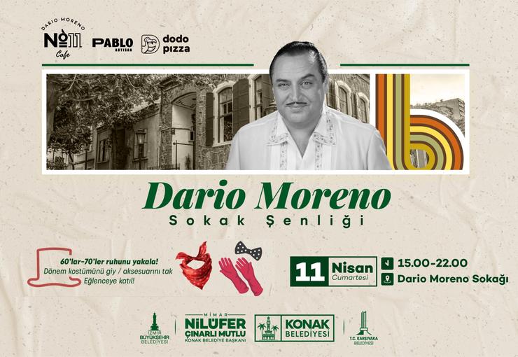 Konak Belediyesi, İzmir aşığı sanatçı Dario Moreno’yu, doğum yıl dönümünde,