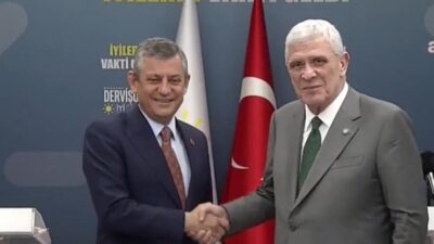 CHP Genel Başkanı Özgür Özel, İYİ Parti Genel Başkanı Müsavat