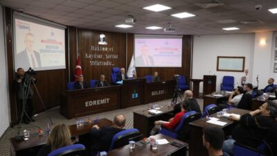 Edremit Belediye Başkanı Mehmet Ertaş, göreve geldiği günden bu yana