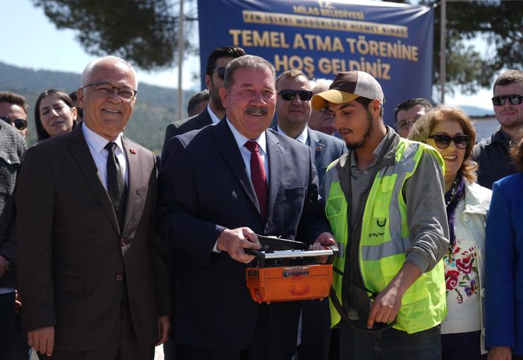 Milas Belediyesi tarafından Fen İşleri Müdürlüğü bünyesindeki birimleri bir arada