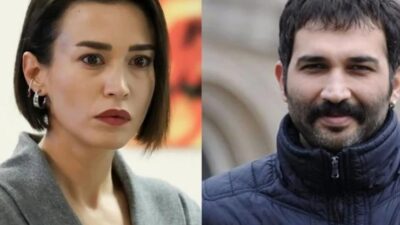 Ünlü oyuncular Barış Atay ve Ecem Özkaya'nın Cadde'de yemek yediği