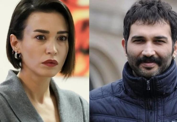 Ünlü oyuncular Barış Atay ve Ecem Özkaya'nın Cadde'de yemek yediği