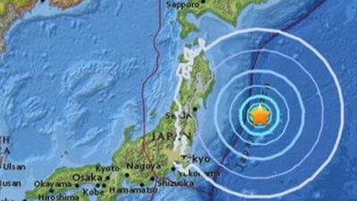 Japonya’da merkez üssü Güney Tokachi bölgesi olan 6.2 büyüklüğünde deprem