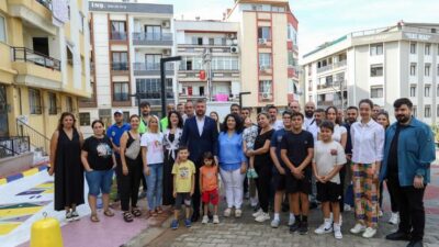 Buca Belediye Başkanı Mimar Görkem Duman’ın çocuklara güvenli oyun alanları