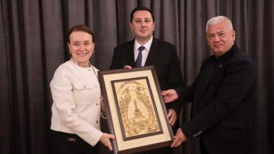 Konak Belediye Başkanı Nilüfer Çınarlı Mutlu, Makedonya Türk Hareket Partisi