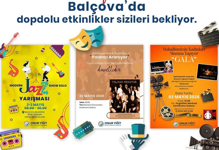 Balçova Belediyesi, hafta sonuna yayılan kültür ve sanat etkinlikleriyle ilçeyi