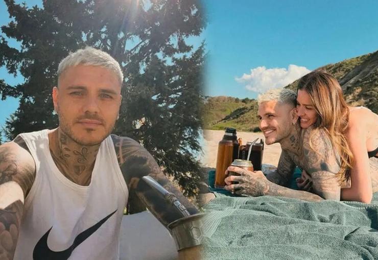 Fenerbahçe derbisinde alınan 3-0'lık galibiyetin ardından izne ayrılan Mauro Icardi,