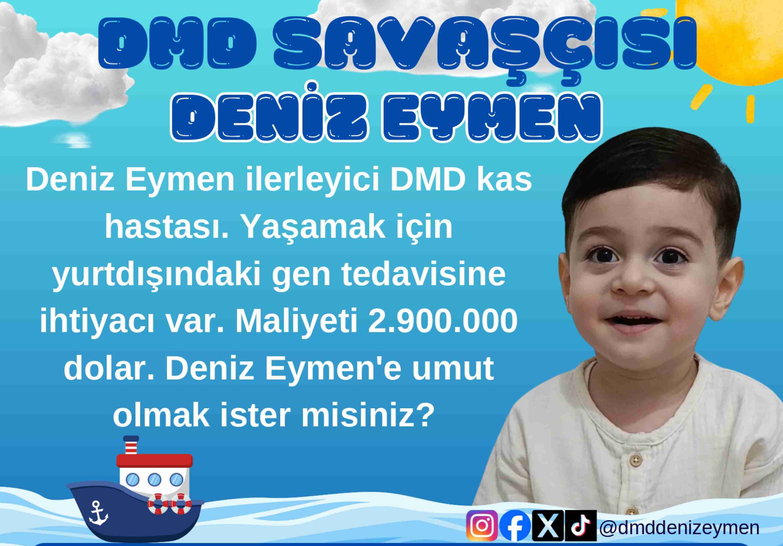 İzmir’de yaşayan Çopur ailesi, Duchenne Musküler Distrofi (DMD) hastası 2,5