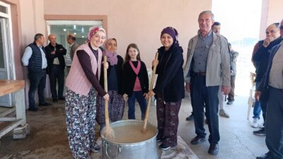 Manisa’nın Gördes İlçesine bağlı Tepeköy’de yüzyıllardır yapılan geleneksel köy hayrı