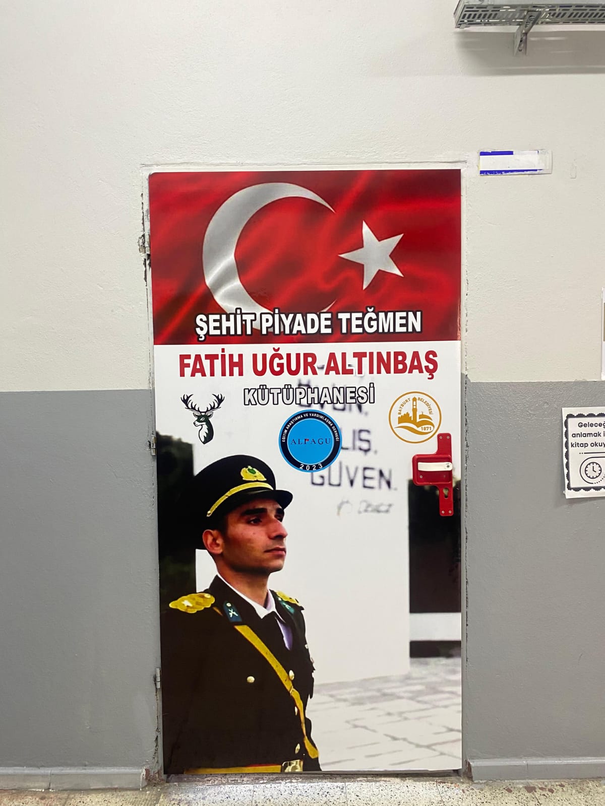 Bayburt ili Kırkpınar Köyü’nde bulunan Kırkpınar İlkokulu bünyesinde, Şehit Piyade