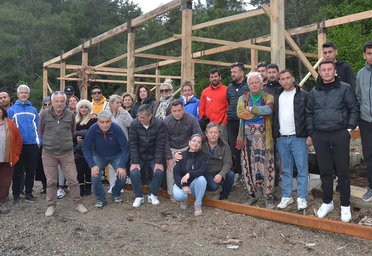 Muğla’nın Fethiye ilçesi Göcek Mahallesi sınırlarında bulunan Osmanağa Koyu'nda tepkiler