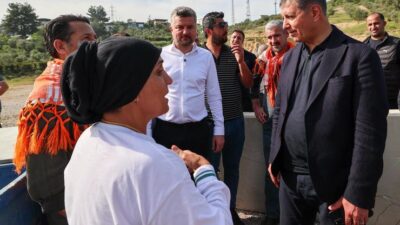 İzmir Büyükşehir Belediye Başkanı Dr. Cemil Tugay, Buca’nın Belenbaşı Mahallesi’nde