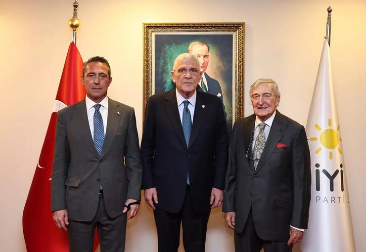 İYİ Parti Genel Başkanı Müsavat Dervişoğlu, Koç Holding Şeref Başkanı