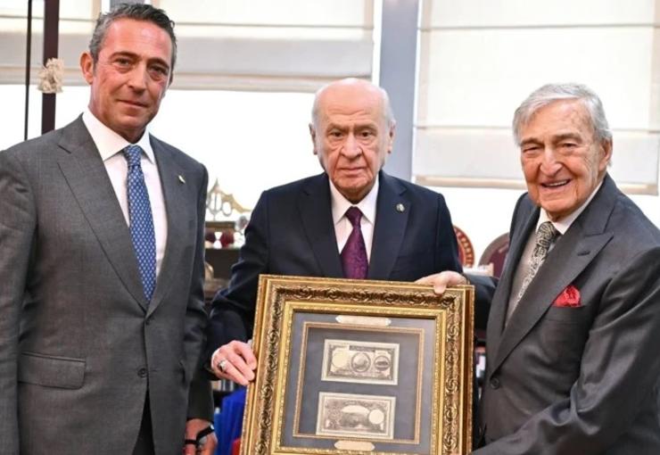Koç Holding Şeref Başkanı Rahmi Koç ve Yönetim Kurulu Başkan