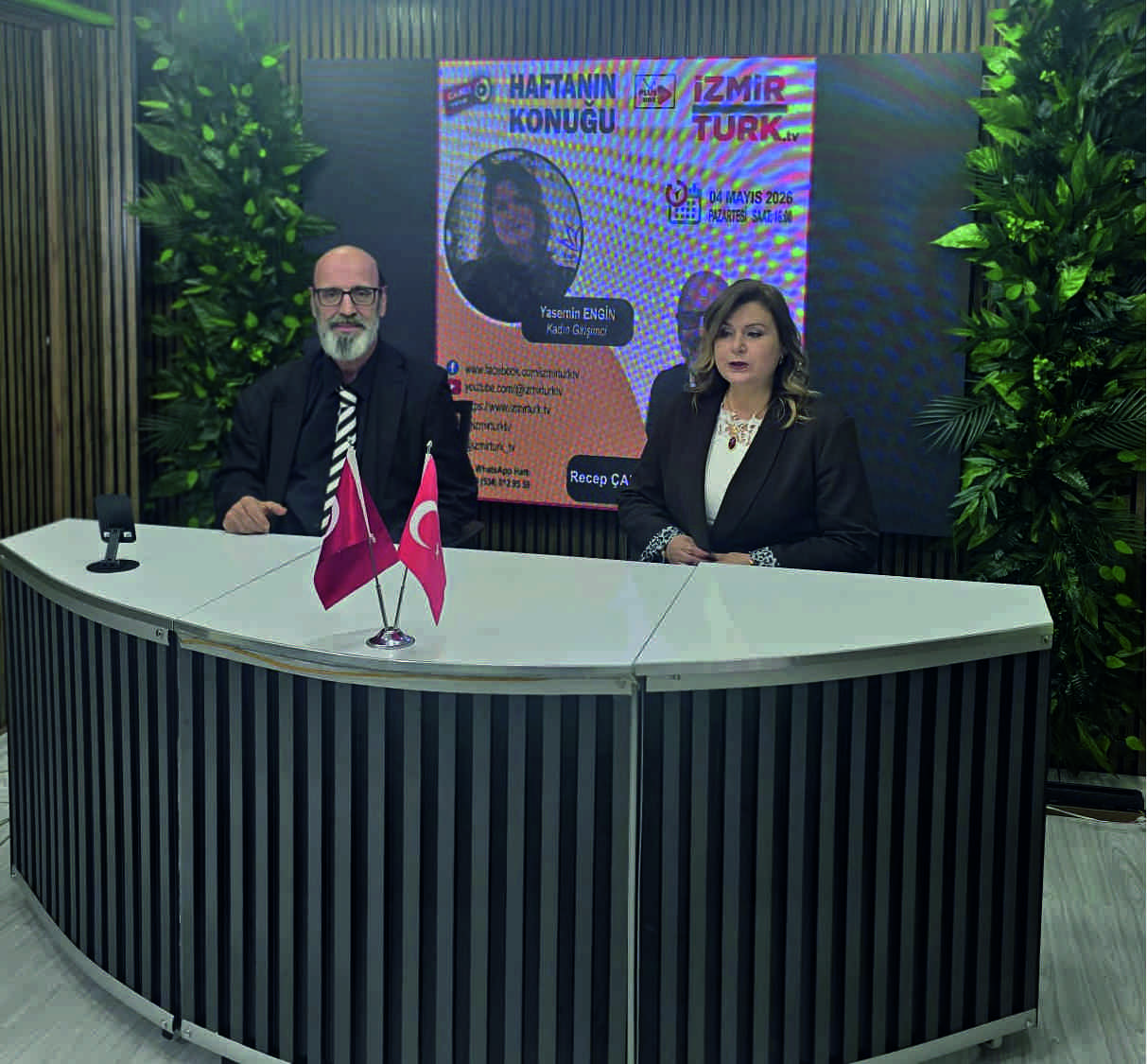 İzmir Türk TV ekranlarında yayınlanan “Haftanın Konuğu” programı, bu hafta