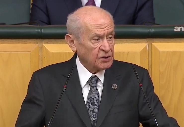 Milliyetçi Hareket Partisi Genel Başkanı Devlet Bahçeli, partisinin grup toplantısında