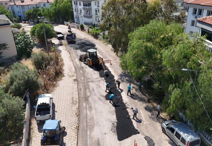 Ayvalık Belediyesi Fen İşleri Müdürlüğü ekipleri, 150 Evler ile Ali