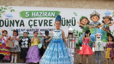 Menderes Belediyesi, Nene Hatun Anaokulu öğrencileri ile birlikte geri dönüşüm