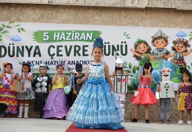 Menderes Belediyesi, Nene Hatun Anaokulu öğrencileri ile birlikte geri dönüşüm
