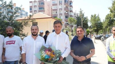 İzmir Büyükşehir Belediyesi, Torbalı’nın ana arteri Haluk Alpsü Bulvarı’nda asfalt