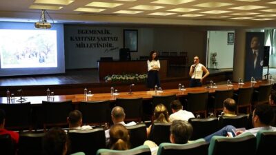 Çamlık’ta bulunan Atatürk Evi için hazırlanan restorasyon projesine ilişkin bilgilendirme