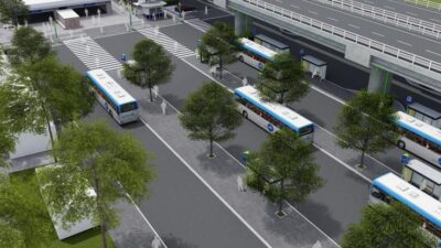 İzmir Büyükşehir Belediyesi’nin Bornova Aktarma İstasyonu’nda sürdürdüğü kapsamlı yenileme çalışmalarında