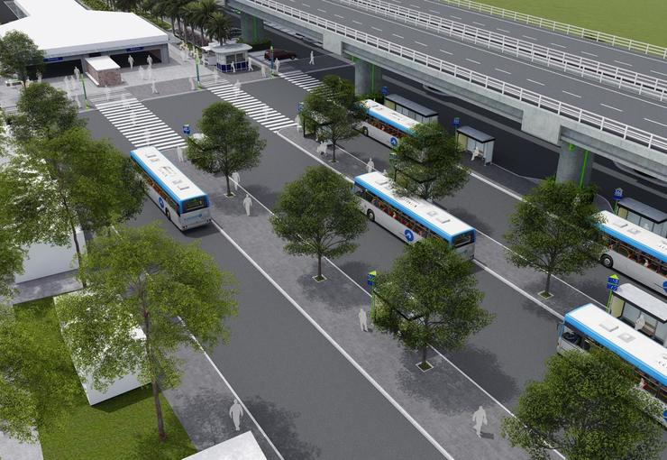 İzmir Büyükşehir Belediyesi’nin Bornova Aktarma İstasyonu’nda sürdürdüğü kapsamlı yenileme çalışmalarında