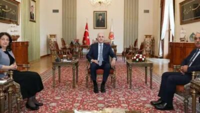Türkiye Büyük Millet Meclisi (TBMM) Başkanı Numan Kurtulmuş, DEM Parti