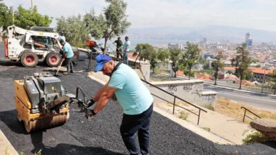 Konak Belediyesi ekipleri, doğal gaza kavuşmanın mutluluğunu yaşayan Çahabey, Fatih,