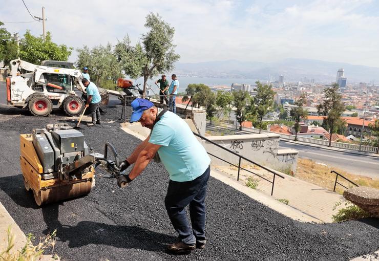 Konak Belediyesi ekipleri, doğal gaza kavuşmanın mutluluğunu yaşayan Çahabey, Fatih,