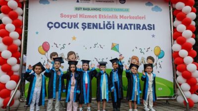 İzmir Büyükşehir Belediyesi Sosyal Hizmet Etkinlik Merkezlerinden hizmet alan çocuklar,