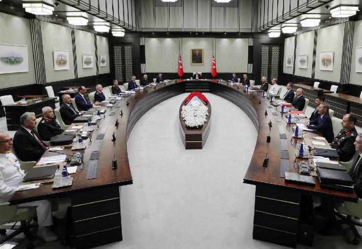 Milli Güvenlik Kurulu, Cumhurbaşkanı Erdoğan başkanlığında bugün Beştepe'de toplanacak.