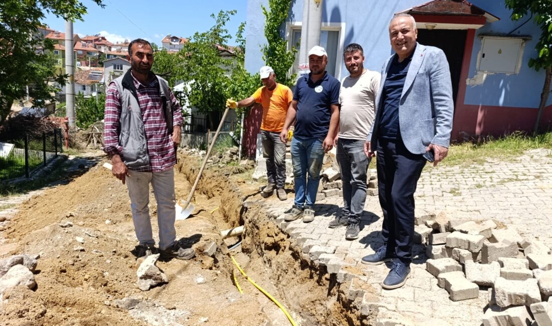 Kütahya’nın Simav ilçesine bağlı Kuşu Beldesi’nde uzun süredir beklenen doğalgaz