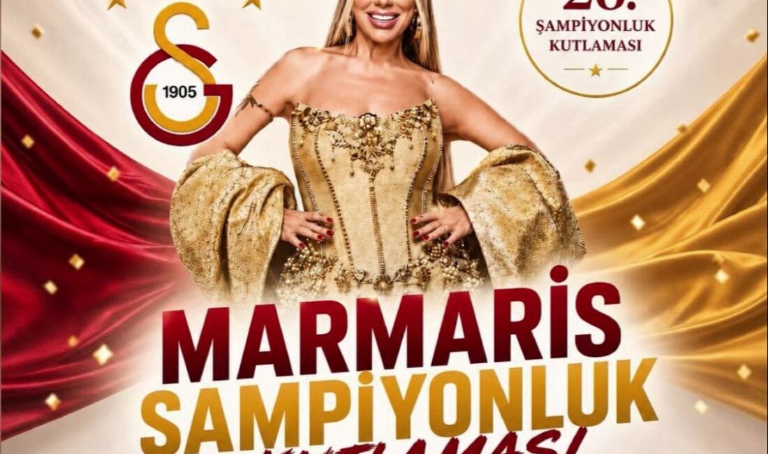 Süper ligde 26. Şampiyonluğu yaşayan Galatasaray’da kutlama, bu kez Marmaris’te.