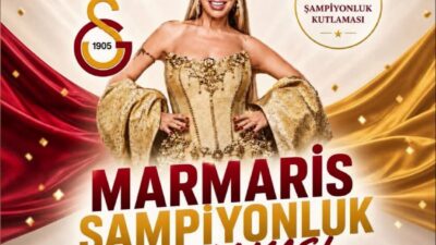 Süper ligde 26. Şampiyonluğu yaşayan Galatasaray’da kutlama, bu kez Marmaris’te.