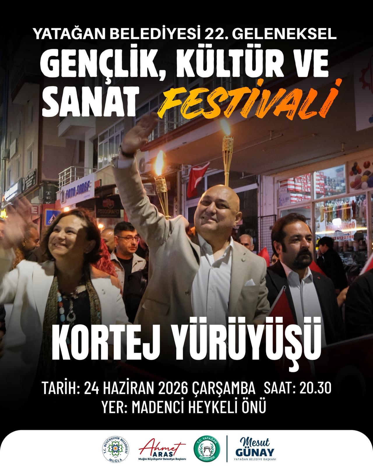 Yatağan Belediyesi tarafından bu yıl 22'ncisi düzenlenecek olan Geleneksel Gençlik,