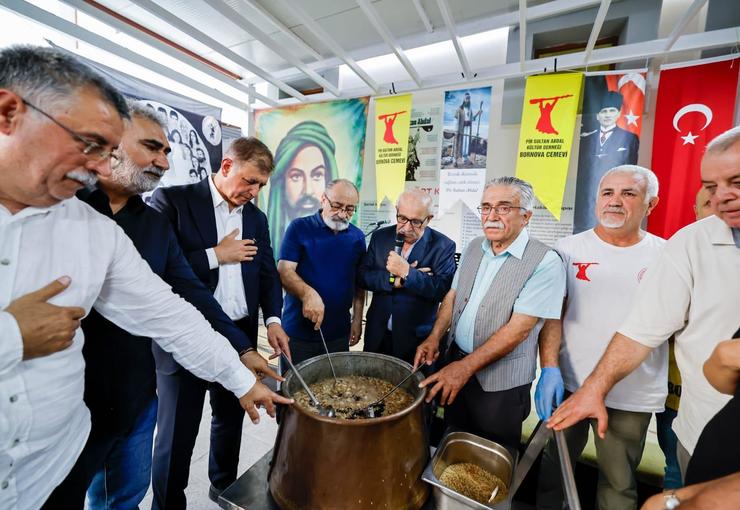 İzmir Büyükşehir Belediye Başkanı Dr. Cemil Tugay, Bornova Pir Sultan