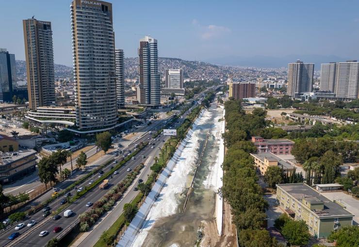 İzmir Büyükşehir Belediyesi İZSU Genel Müdürlüğü tarafından Meles Çayı ve