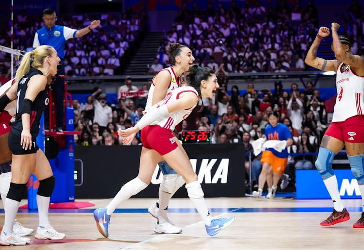 A Milli Kadın Voleybol Takımı, Milletler Ligi'ndeki üçüncü etap ilk