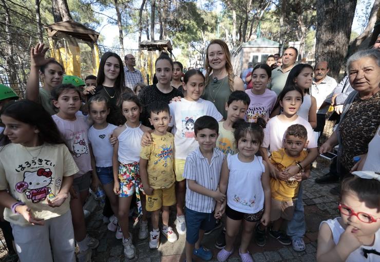 Konak Belediyesi’nin Çınartepe Aydın Erten Rekreasyon Alanı’ndaki Macera Parkı, yeni