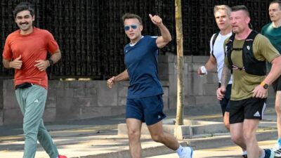 NATO Liderler Zirvesi için Ankara'da bulunan Fransa Cumhurbaşkanı Emmanuel Macron,