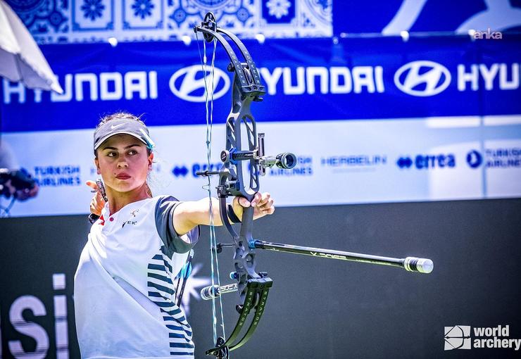 Muğla Büyükşehir Belediyesi sporcusu Hazal Burun, Dünya Okçuluk Federasyonu Dünya