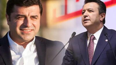 Saadet Partisi Genel Başkanı Mahmut Arıkan, Selahattin Demirtaş'ı ziyaret etti.